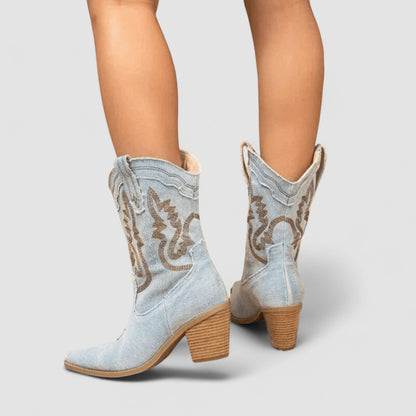 Selena™ – Orthopaedic Denim Ankle Boots