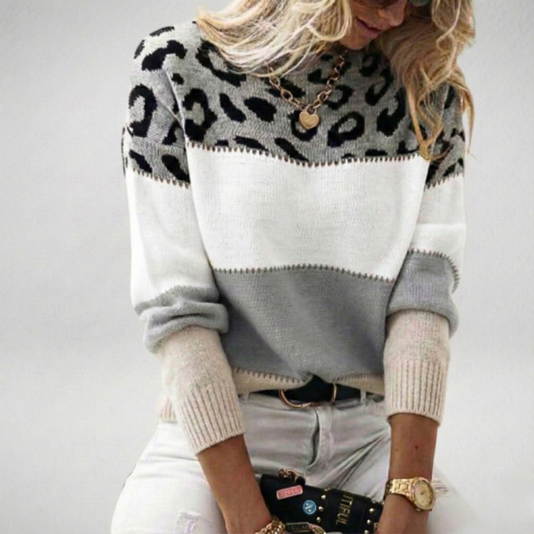 Ophélie | Leopard Elegance Jumper
