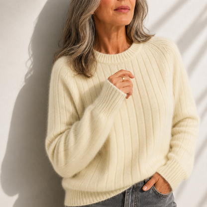 Milana Solid Colour Fluffy Sweater